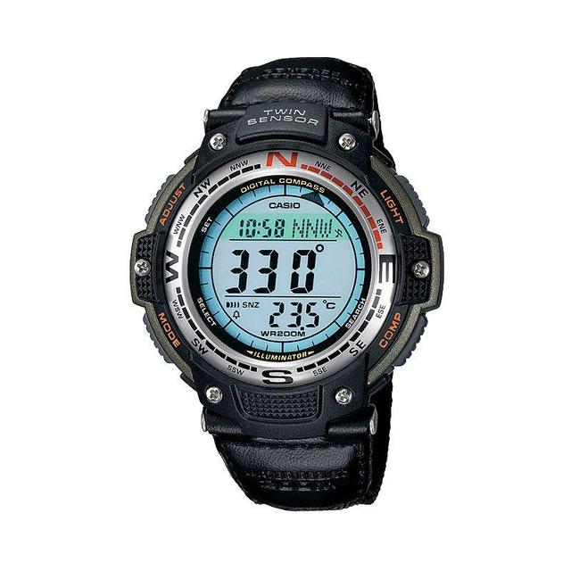 Casio Mens Twin Sensor Digital Chronograph Watch - SGW100B-3V, Multicolor Product Image