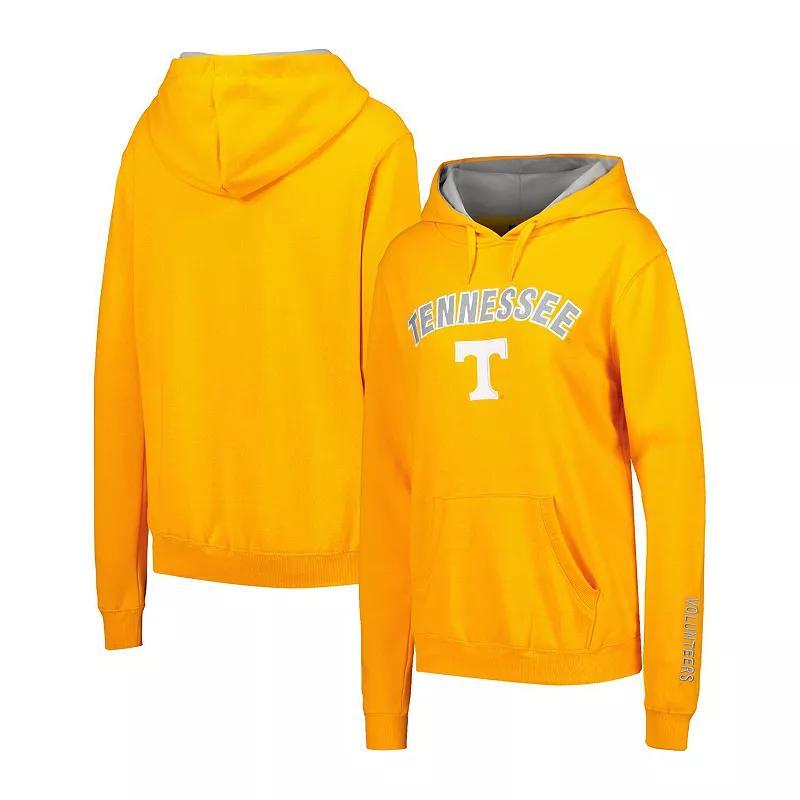 Womens Colosseum Tennessee Tennessee Volunteers Arch & Logo Pullover Hoodie Product Image