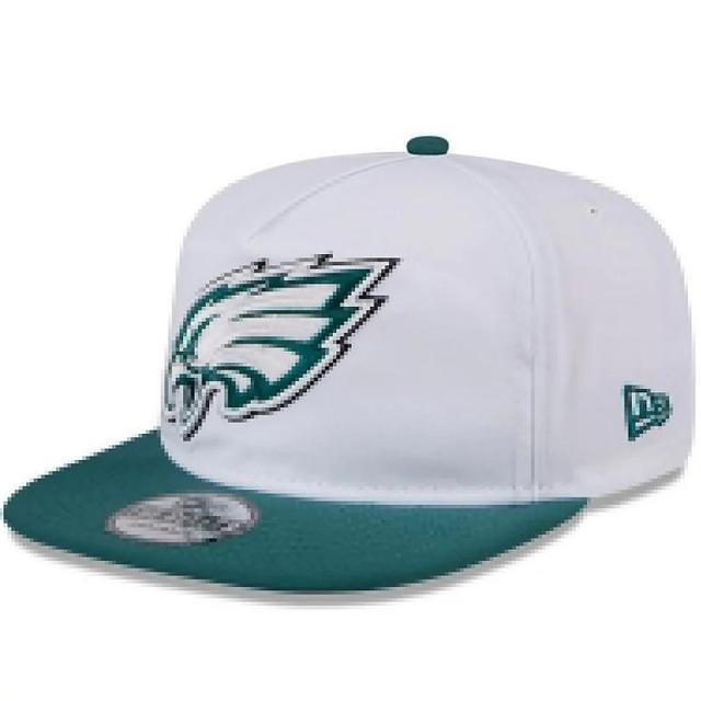 Mens New Era /Green Philadelphia Eagles 2024 NFL Training Camp Golfer Snapback Hat Product Image