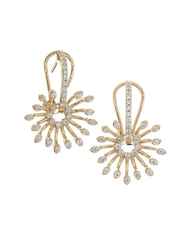 Luminus Diamond & 18K Yellow Gold Earrings Product Image