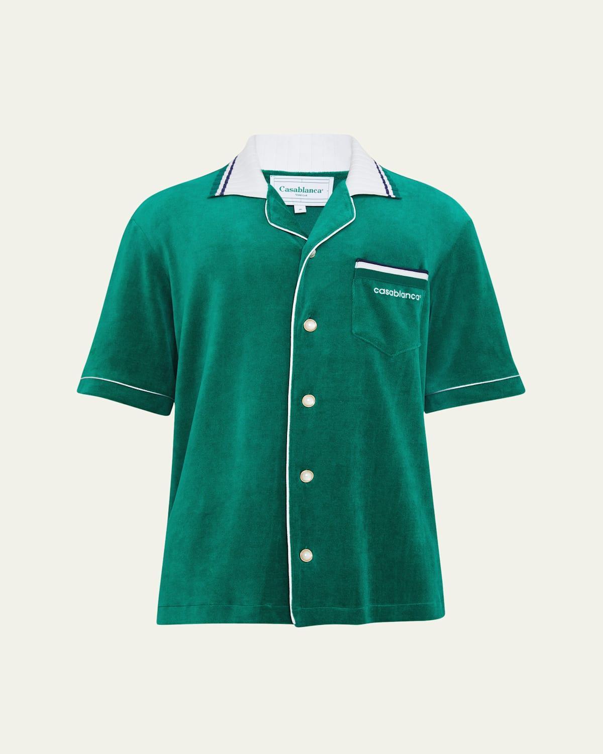 Mens Velour Camp Shirt Product Image