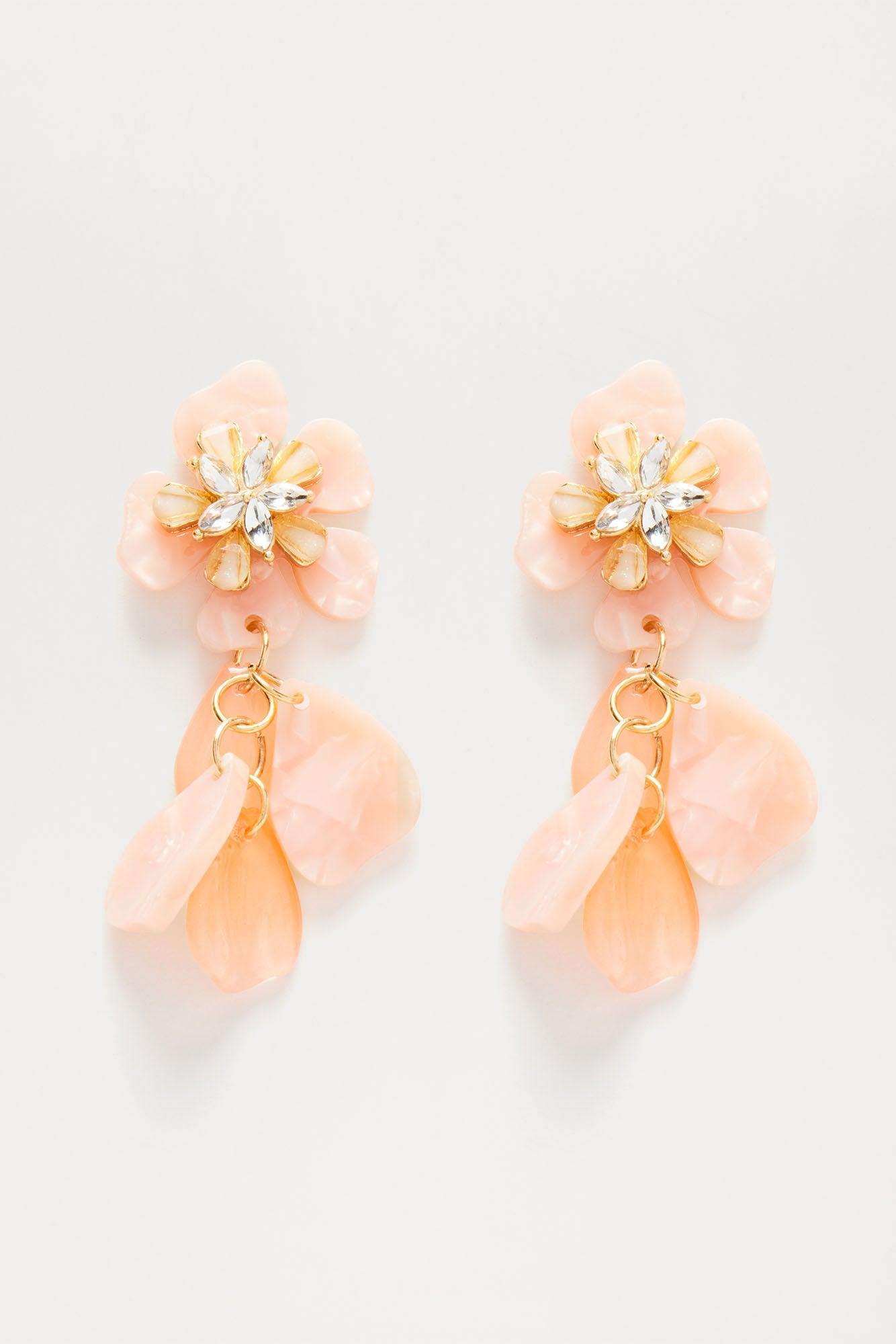 Miss Adelina Earrings - Pink Product Image