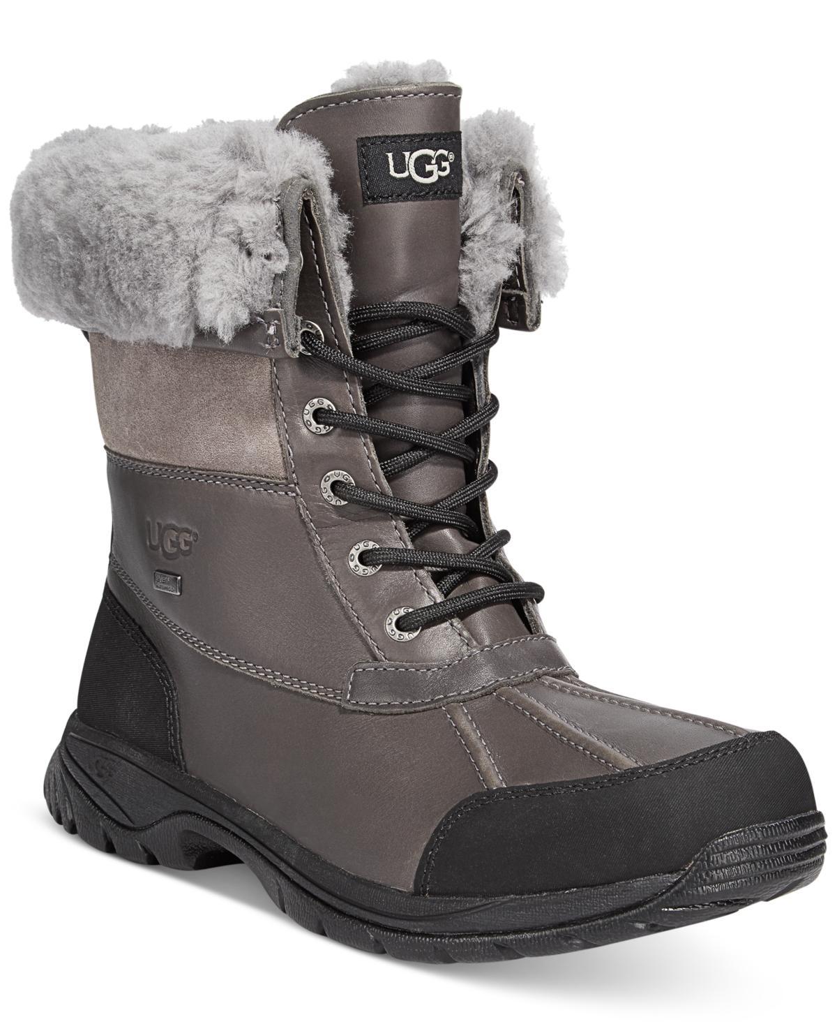 UGG Mens Butte Waterproof Leather Snow Boots Product Image