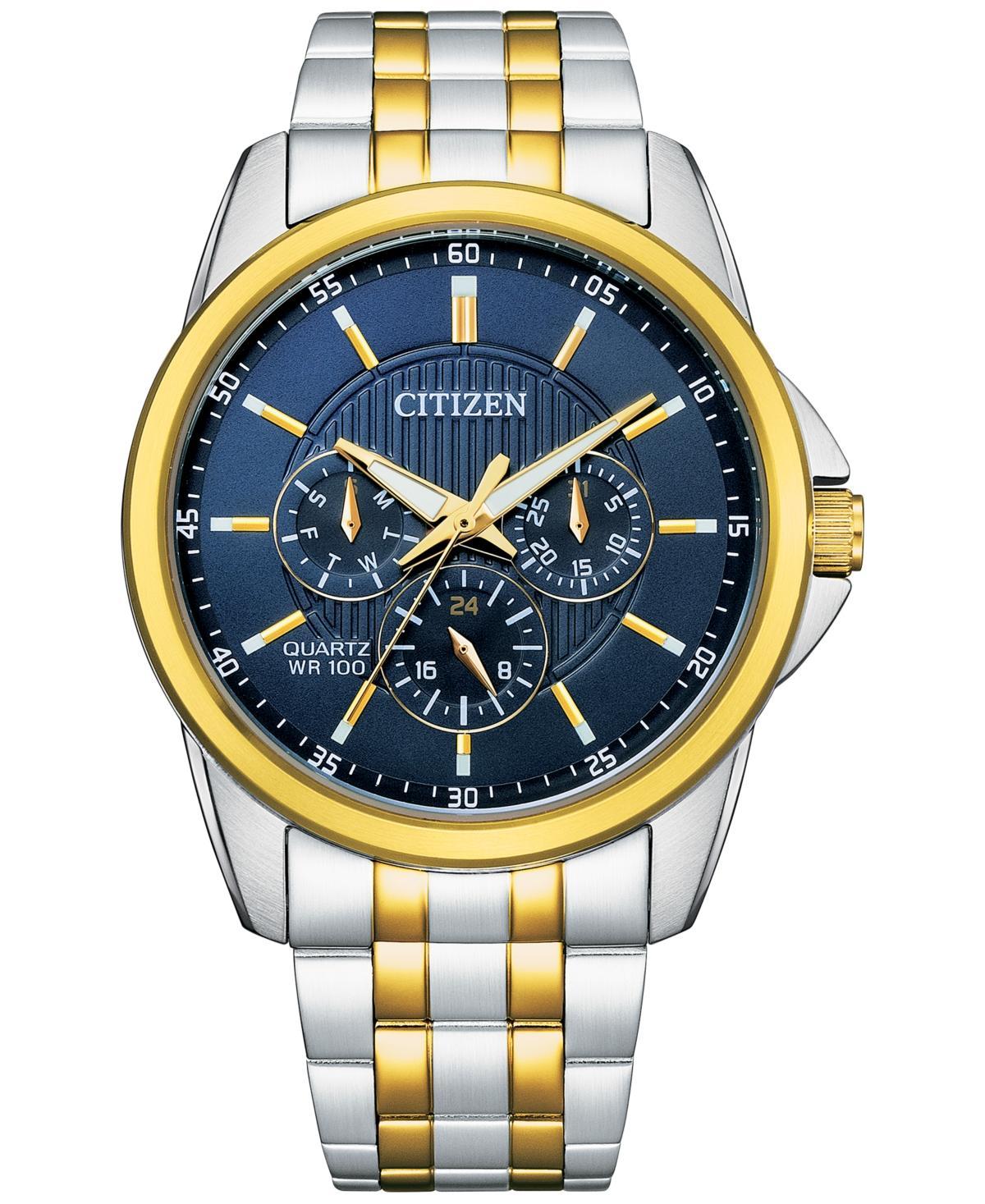 Citizen Mens Two-Tone Stainless Steel Watch - BI1036-57L Gold Silver Product Image