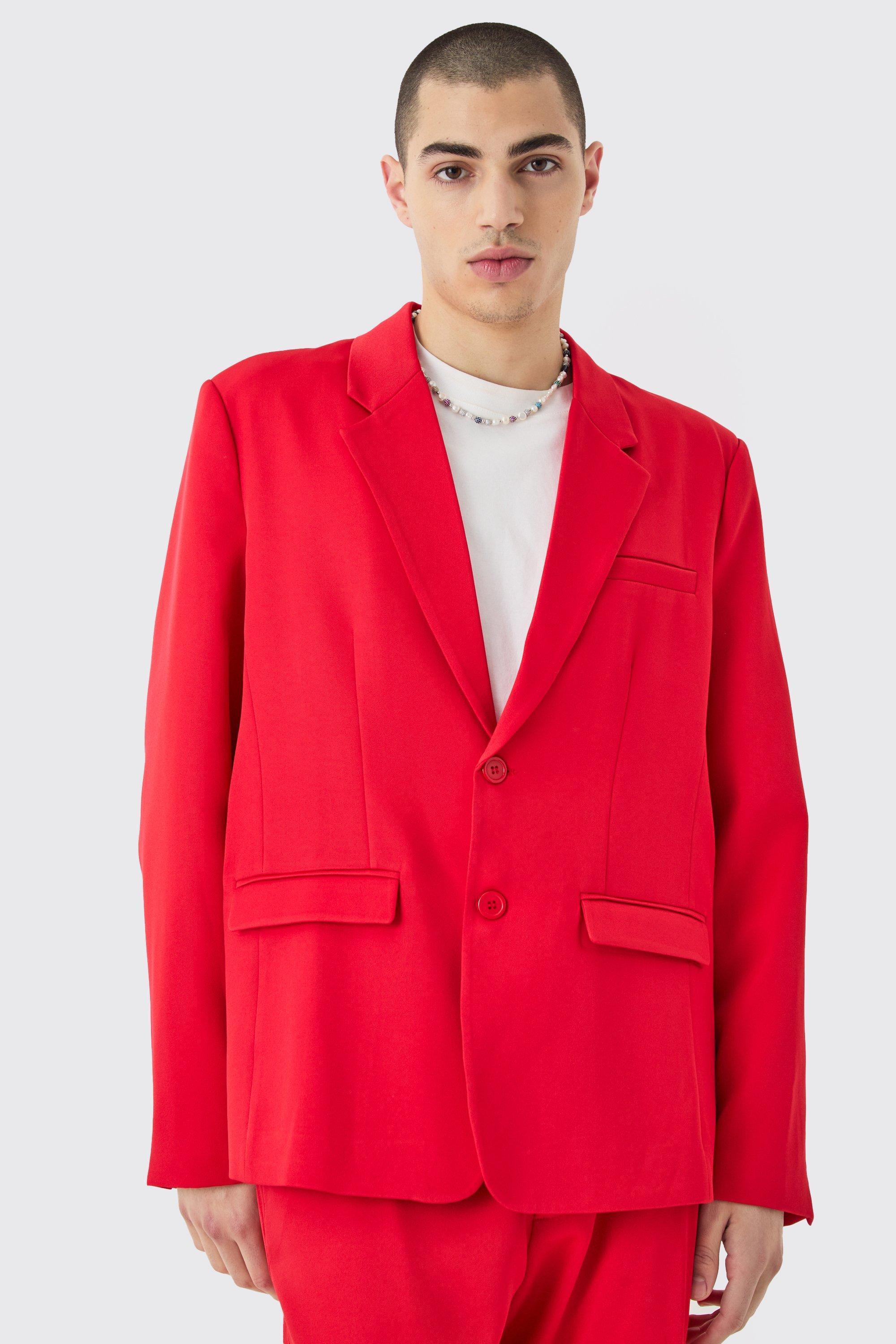 Mix & Match Oversized Single Breasted Blazer | boohooMAN USA Product Image