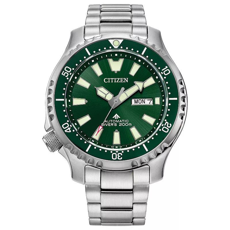 Citizen Mens Promaster Automatic Dive Silver-tone Stainless Steel Bracelet Watch, 44mm Product Image