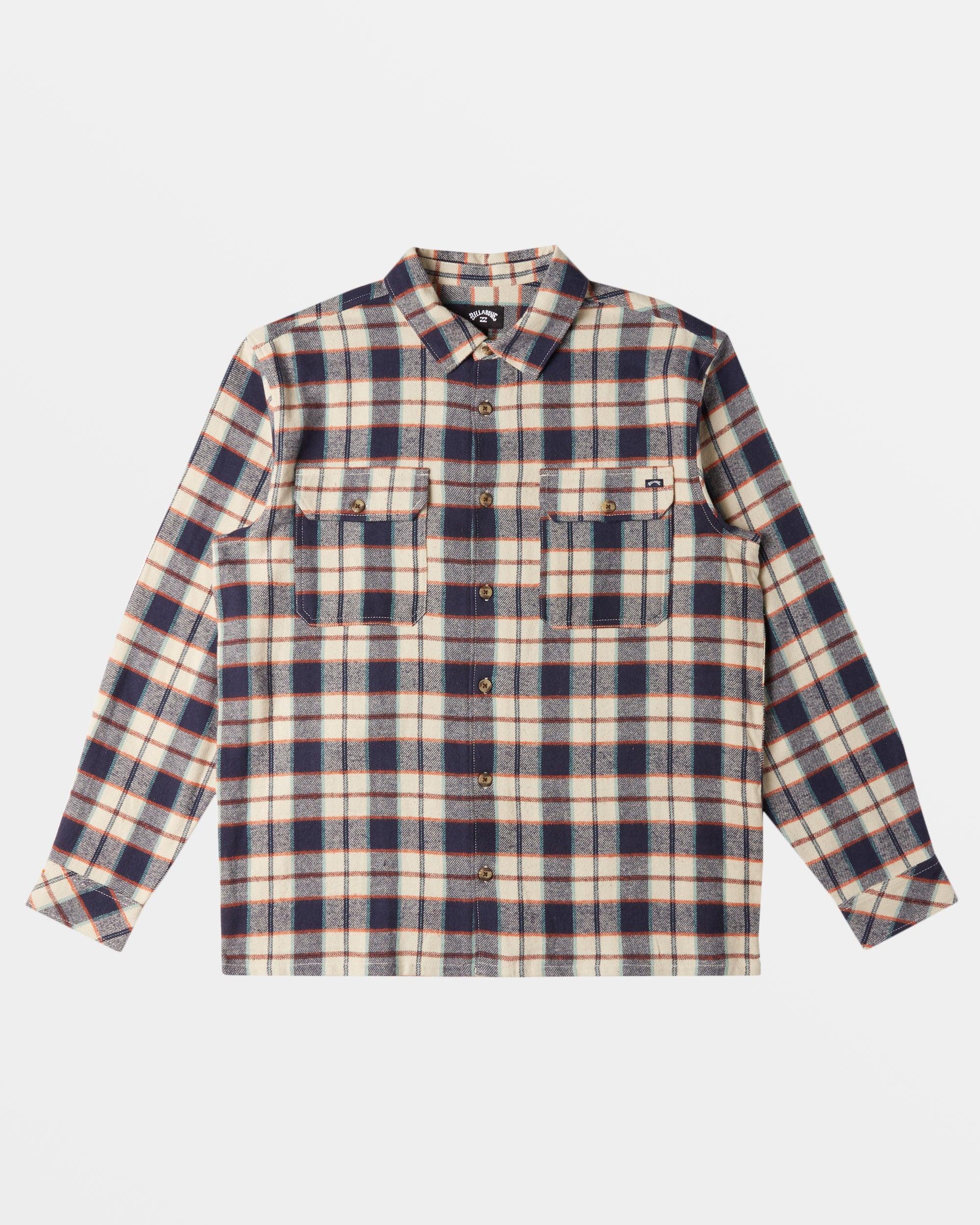 Offshore Long Sleeve Flannel Shirt - Dusty Navy Male Product Image