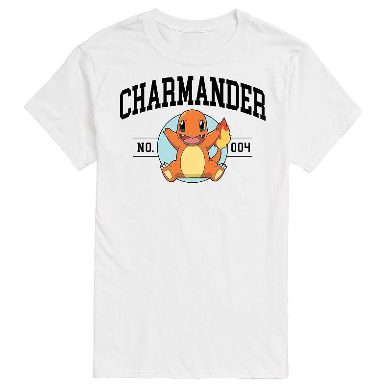 Big & Tall Pokemon Charmander Collegiate Graphic Tee, Mens Product Image