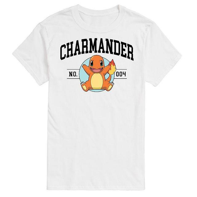 Mens Pokemon Charmander No. 4 Graphic Tee White Product Image