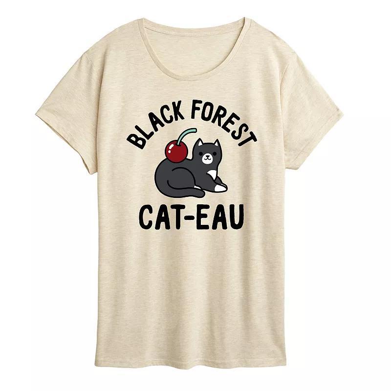 Womens Black Forest Cat-eau Graphic Tee Product Image