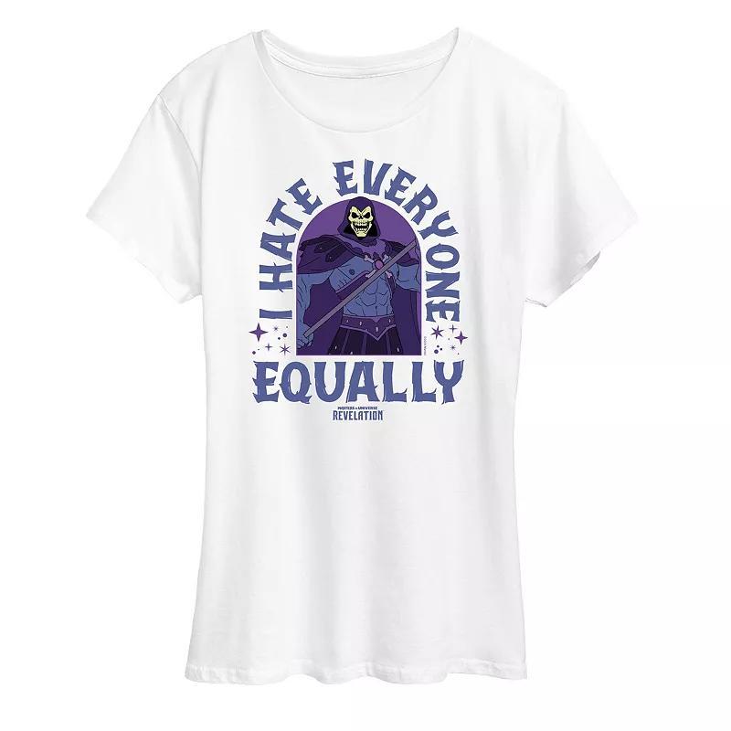 Womens Masters of the Universe Hate Graphic Tee Product Image