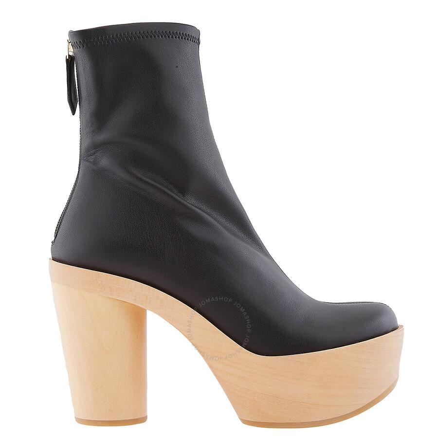 BURBERRY Kenwood 110 Platform Boots In Black Product Image