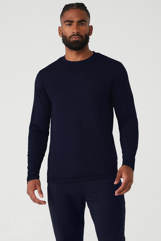 Conquer Reform Crewneck Long Sleeve - Navy Male Product Image