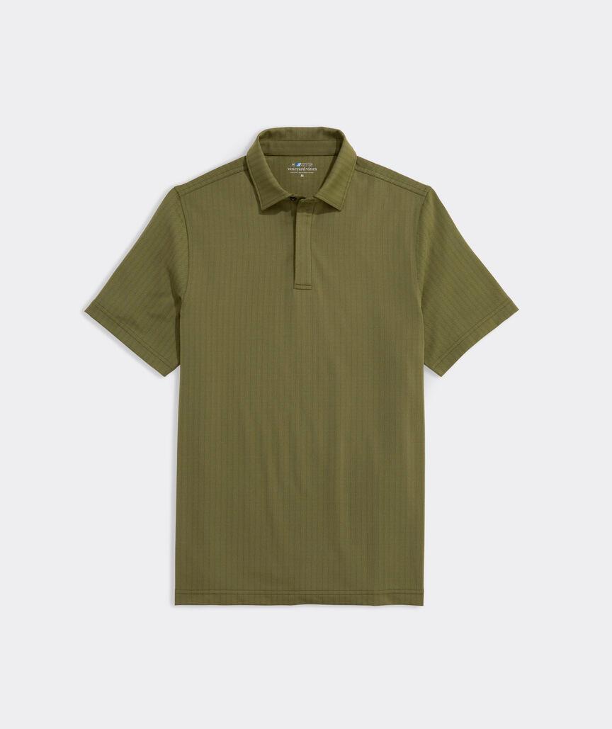 On-The-Go Herringbone Jacquard Polo Product Image