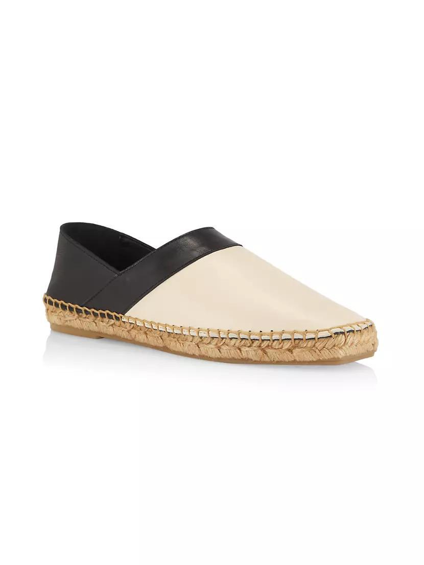 Colorblocked Leather Espadrilles Product Image