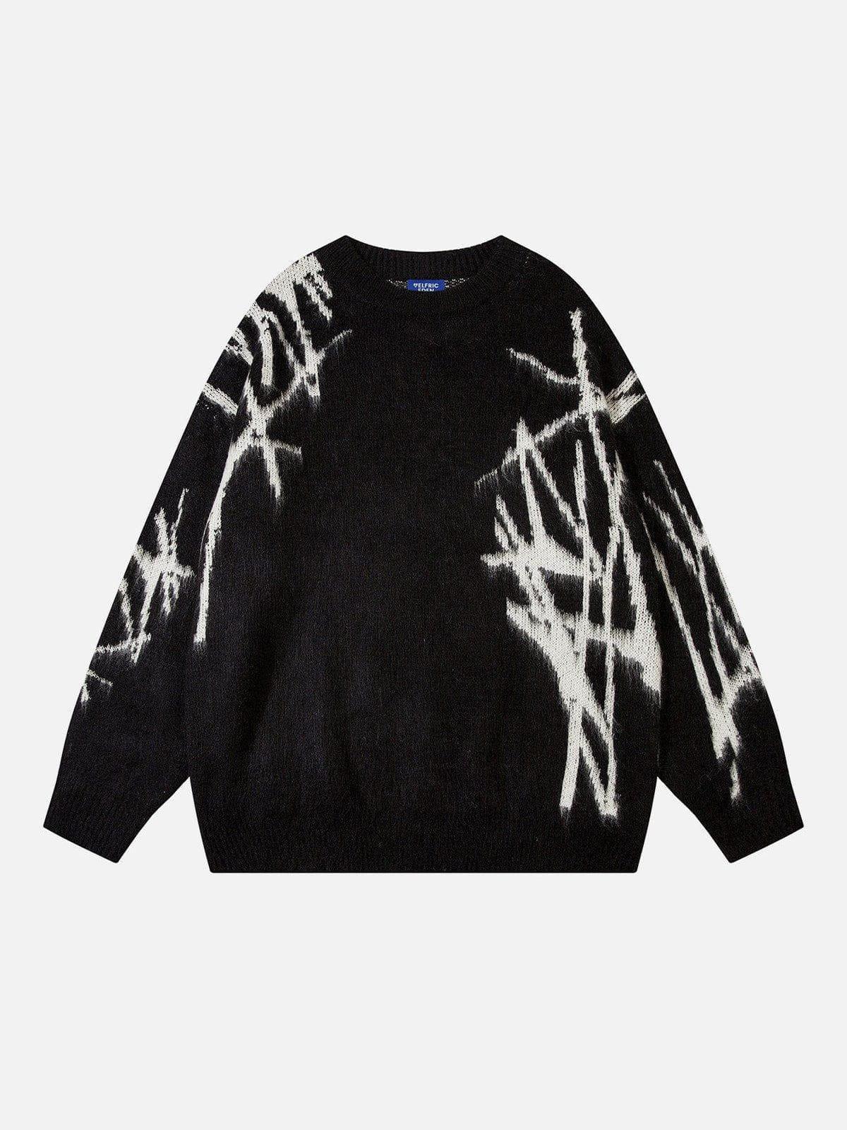 Aelfric Eden Irregular Graffiti Sweater Product Image