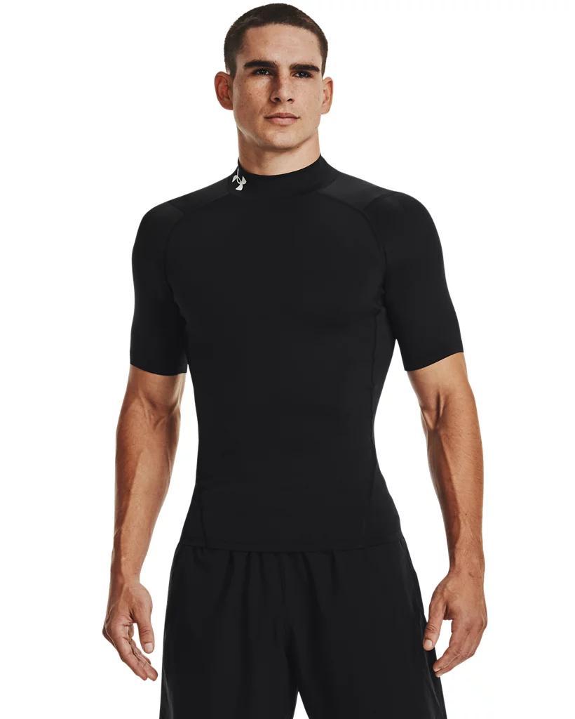 Men's HeatGear® Compression Mock Short Sleeve Product Image