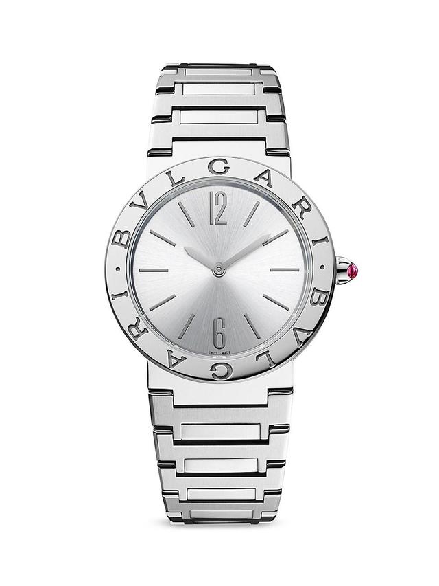 Womens BVLGARI BVLGARI LADY Stainless Steel Medium Bracelet Watch Product Image