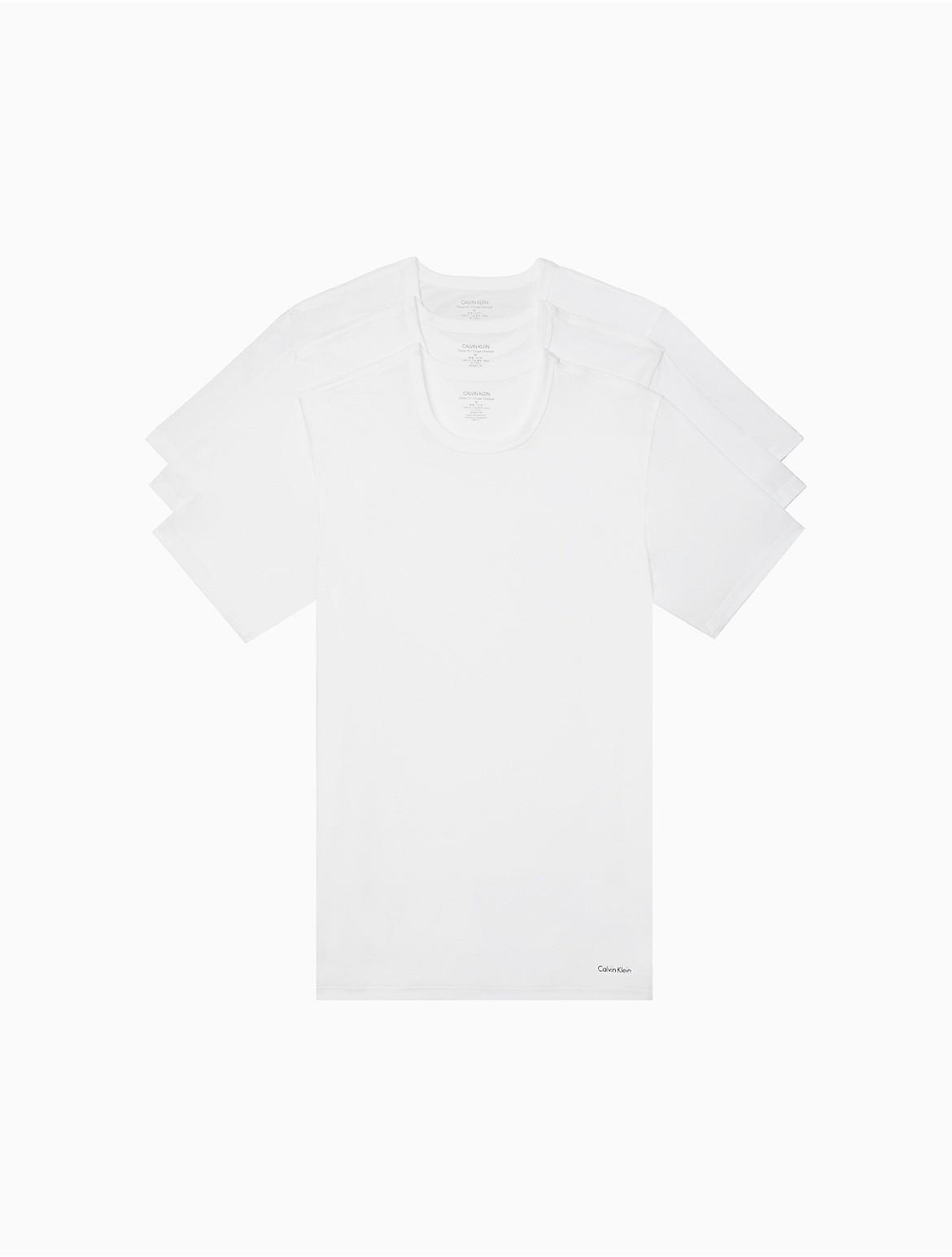 Calvin Klein 3-Pack Slim Fit Cotton Crewneck T-Shirt Product Image