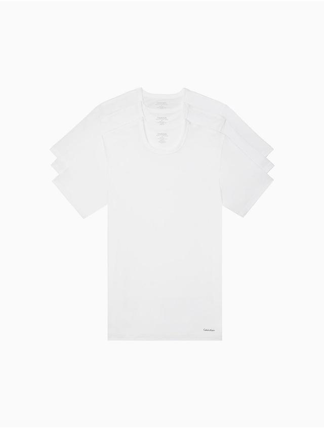 Calvin Klein 3-Pack Slim Fit Cotton Crewneck T-Shirt Product Image