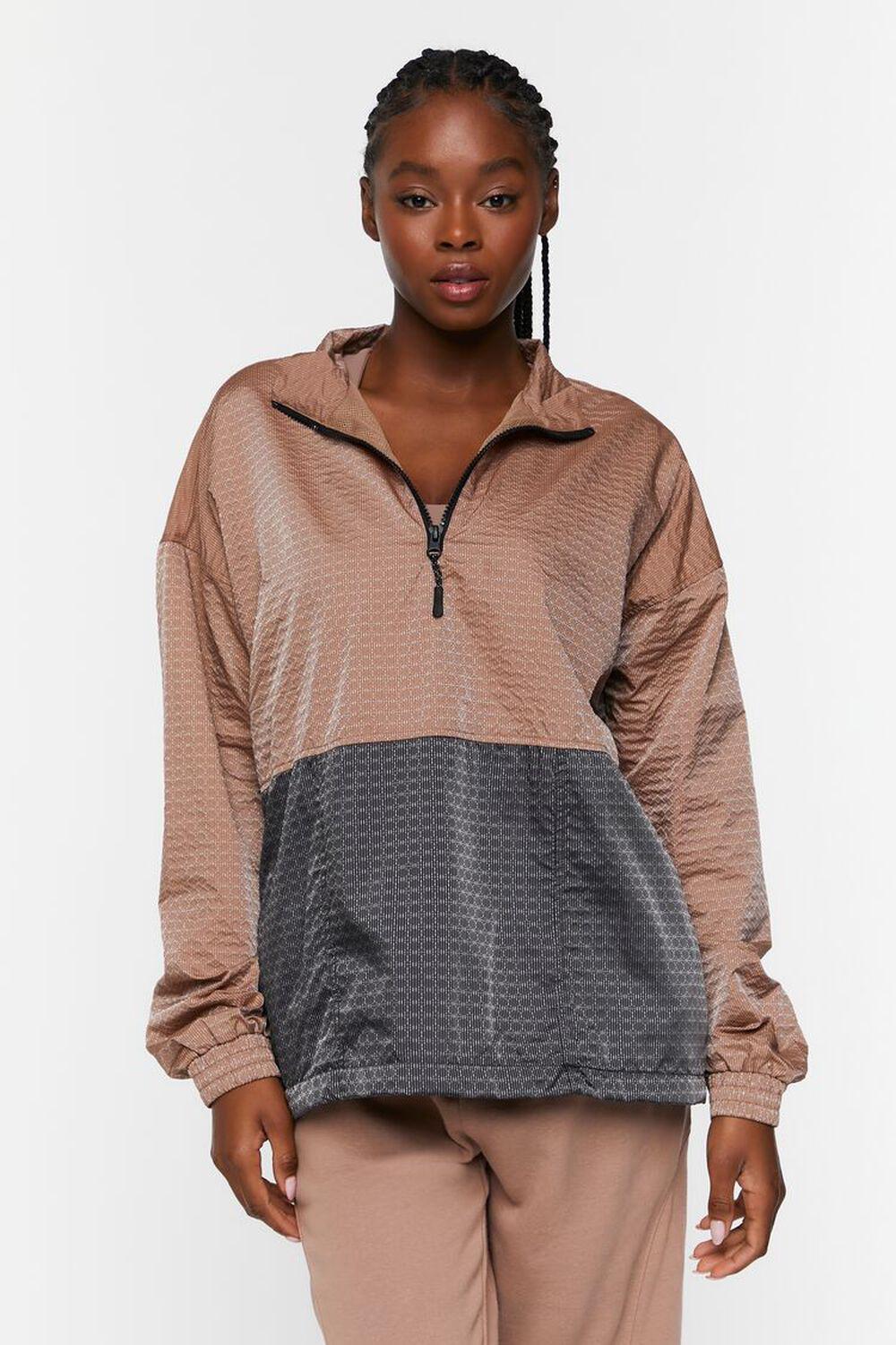 Active Colorblock Half-Zip Pullover | Forever 21 Product Image