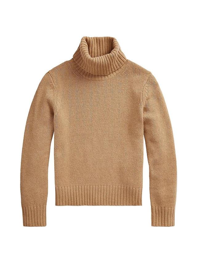 Womens Wool Turtleneck Sweater Product Image