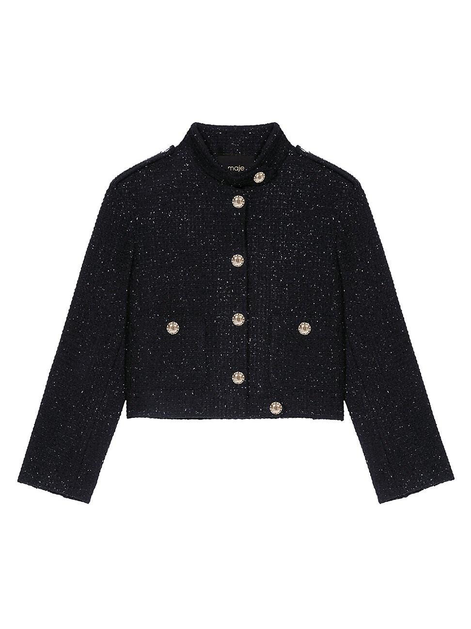 Womens Short Tweed Jacket Product Image