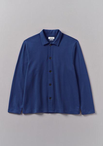 Loopback Organic Cotton Jersey Shirt | Workwear Blue Product Image