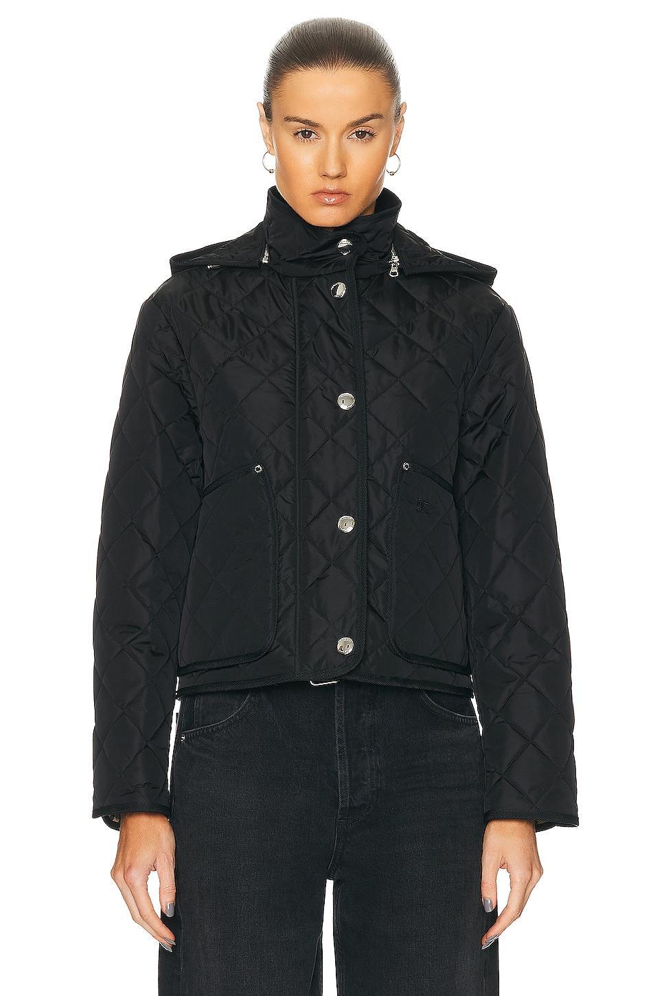 Burberry Humbie Crop Quilted Jacket Product Image