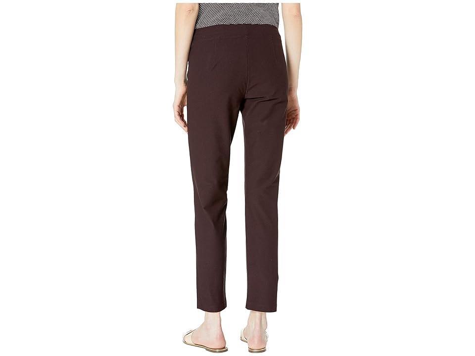 Eileen Fisher Slim Ankle Pants (Cassis) Women's Casual Pants Product Image