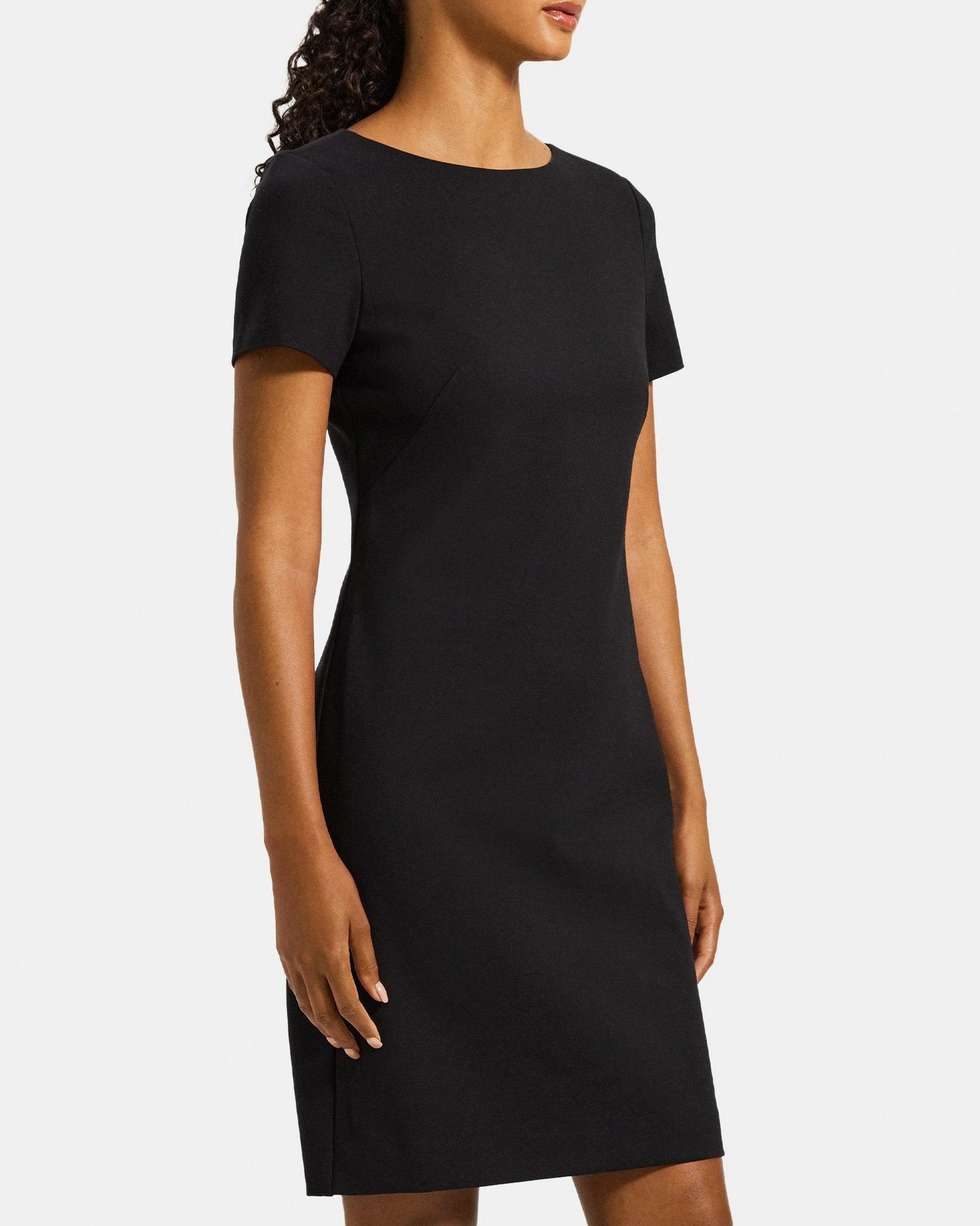 Sheath Dress in Stretch Knit Ponte Product Image