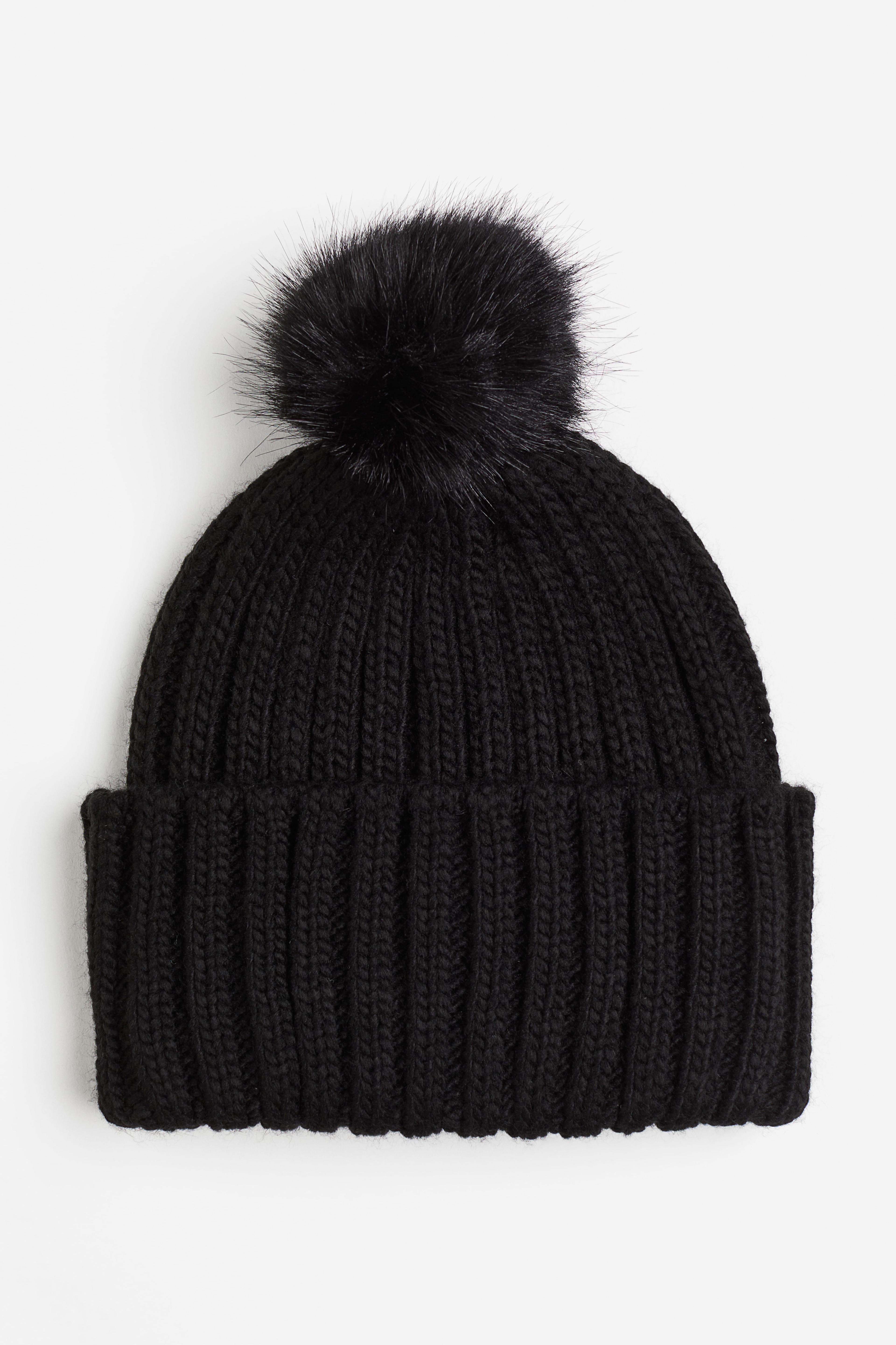 Rib-Knit Pompom Beanie product image