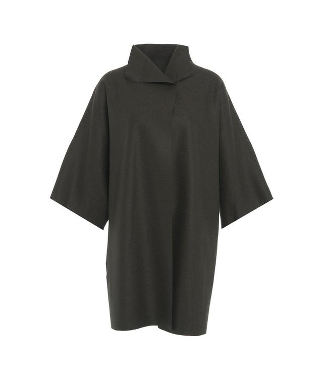 Kimono coat in pressed wool Product Image