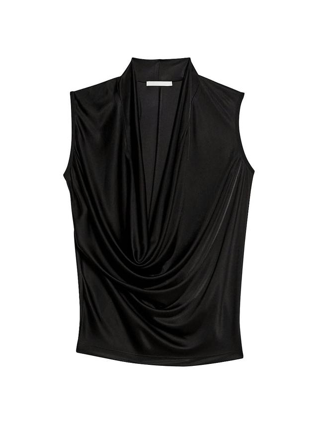 Womens Sleeveless Cowlneck Top Product Image