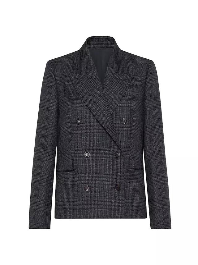 Virgin Wool Prince Of Wales Blazer Product Image