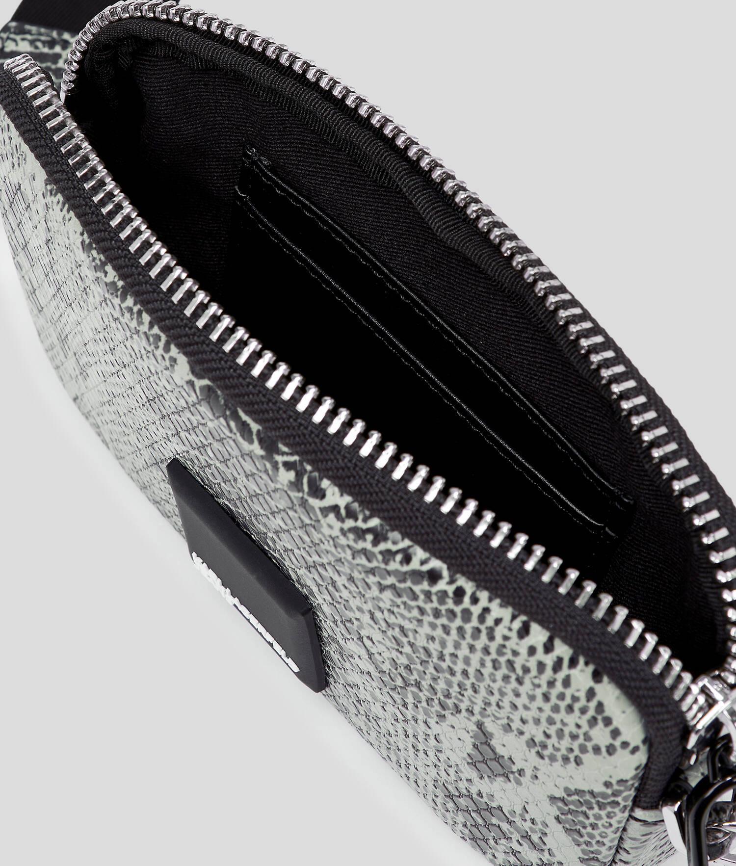 KLJ SNAKE-EFFECT MINI CROSSBODY BAG product image