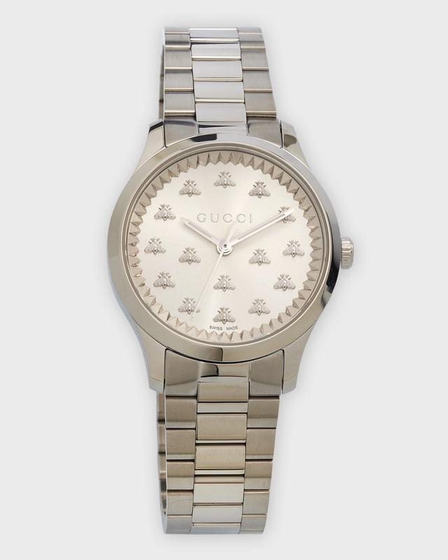 Womens G Timeless Multibee Stainless Steel Bracelet Watch Product Image