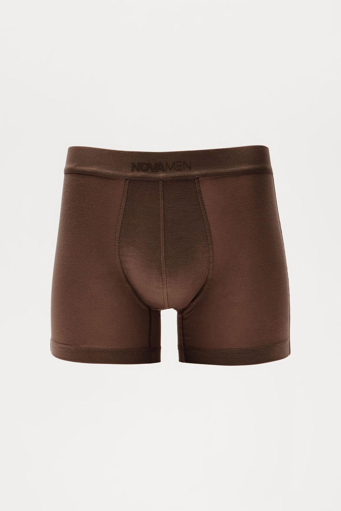 Novamen Modal Boxer Brief - Chocolate Product Image