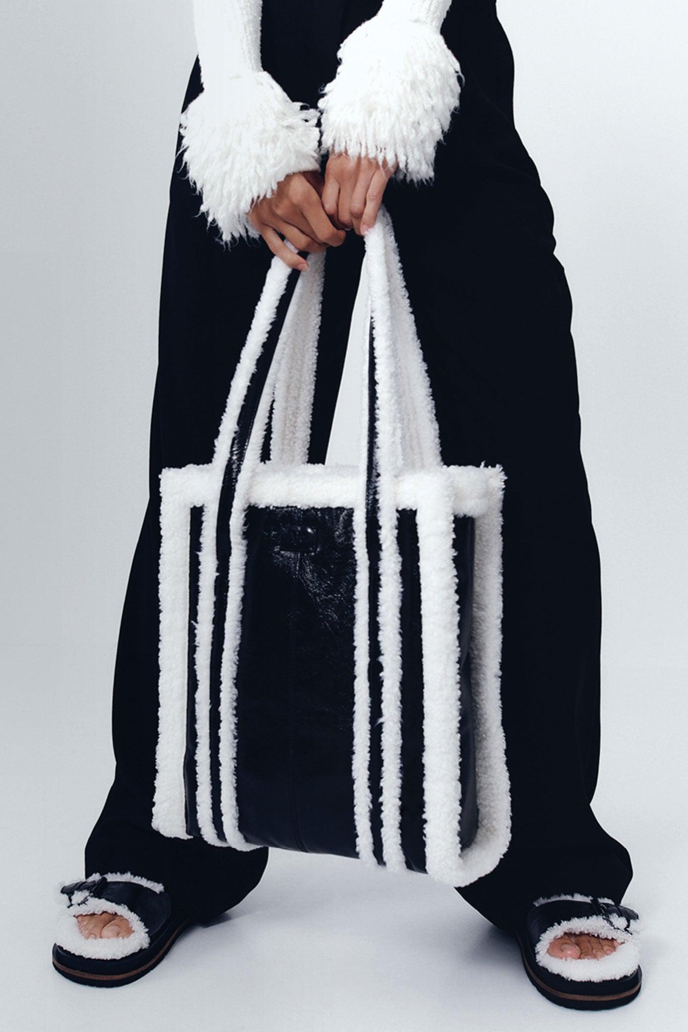 Stella Shearling Tote Product Image