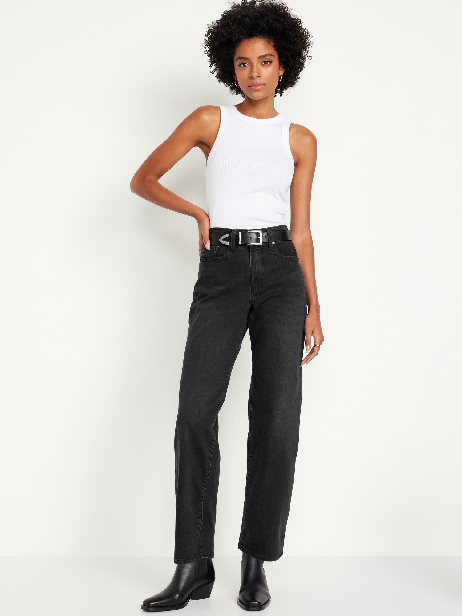 High-Waisted OG Loose Black Jeans for Women product image