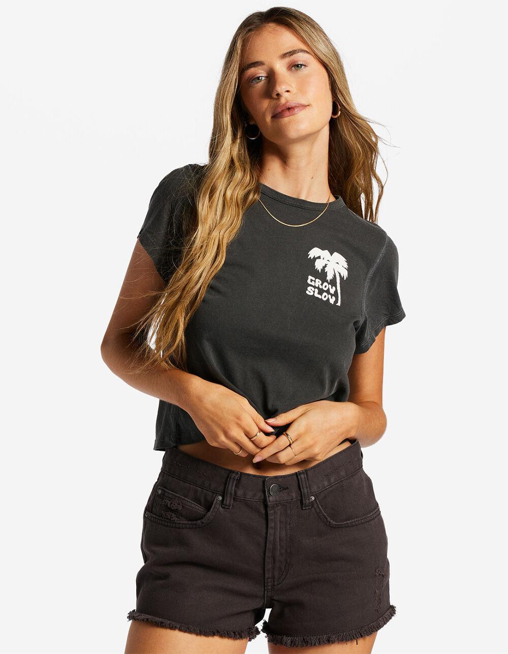 BILLABONG Grow Slow Womens Crop Tee Product Image