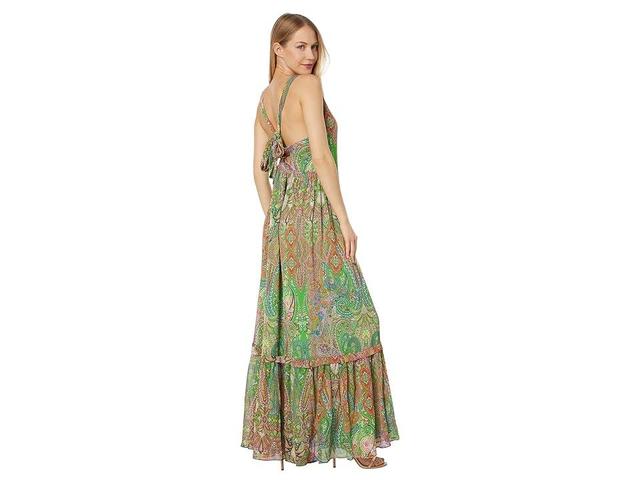 MANGO Cisne Dress (Medium Green) Women's Dress Product Image