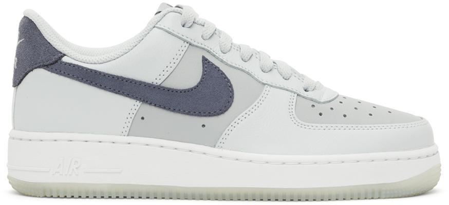 NIKE Gray Air Force 1 '07 Lv8 Sneakers In Pure Platinum/light Carbon/wolf Grey Product Image