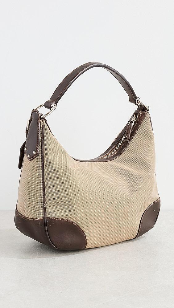 Shopbop Archive Prada Canvas Hobo Shoulder Bag | Shopbop Product Image