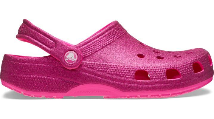 Crocs Womens Classic Glitter Clogs Product Image