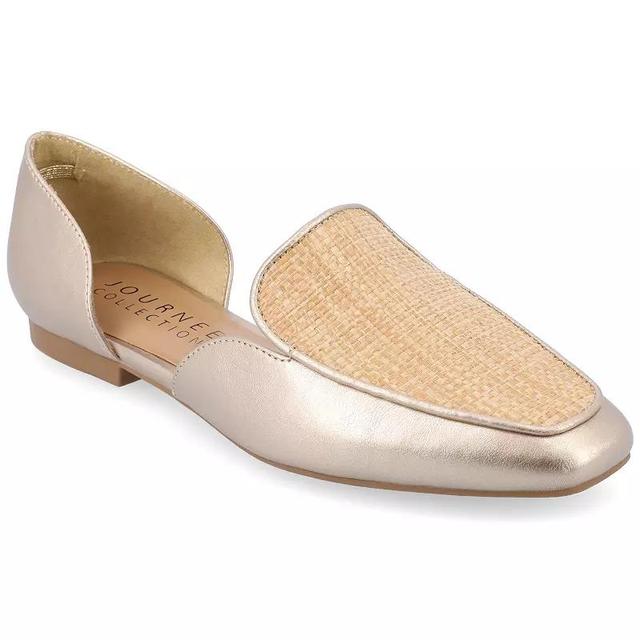 Journee Collection Kennza Womens Tru Comfort Foam Soft Faux Leather Slip On Flats Product Image