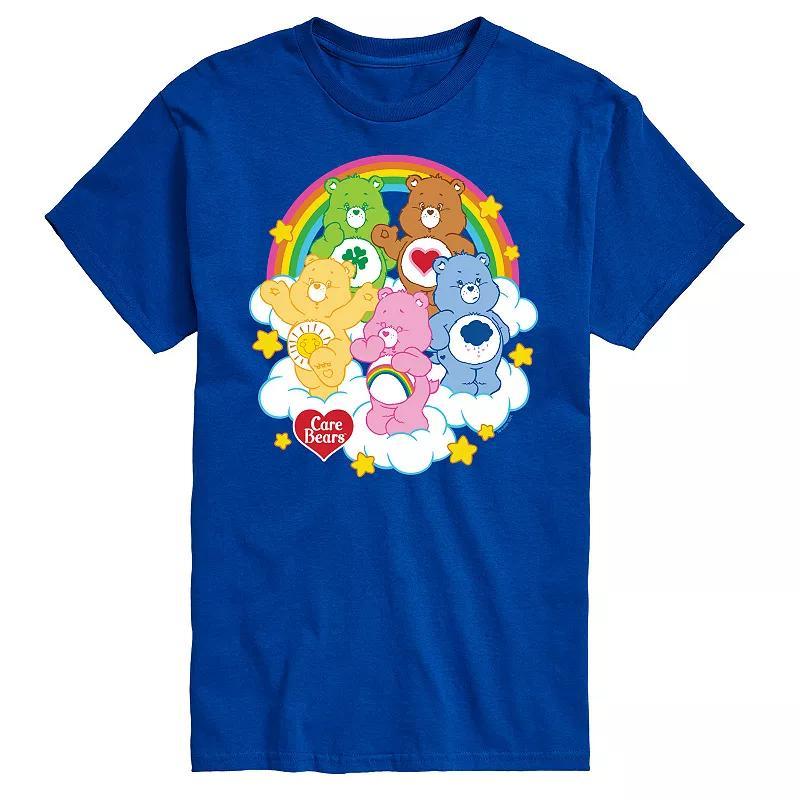 Big & Tall Care Bears Group On Clouds Graphic Tee, Mens Product Image