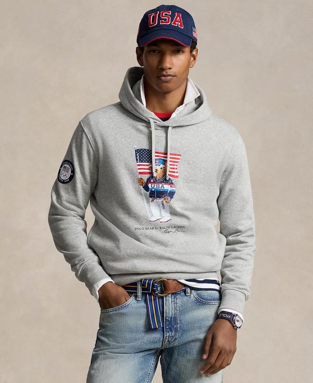 Polo Ralph Lauren Mens Team Usa Polo Bear Fleece Hoodie Product Image