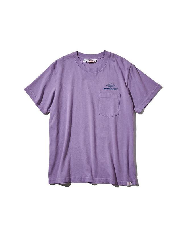 Team S/S Pocket Tee / Lavender x Navy Product Image