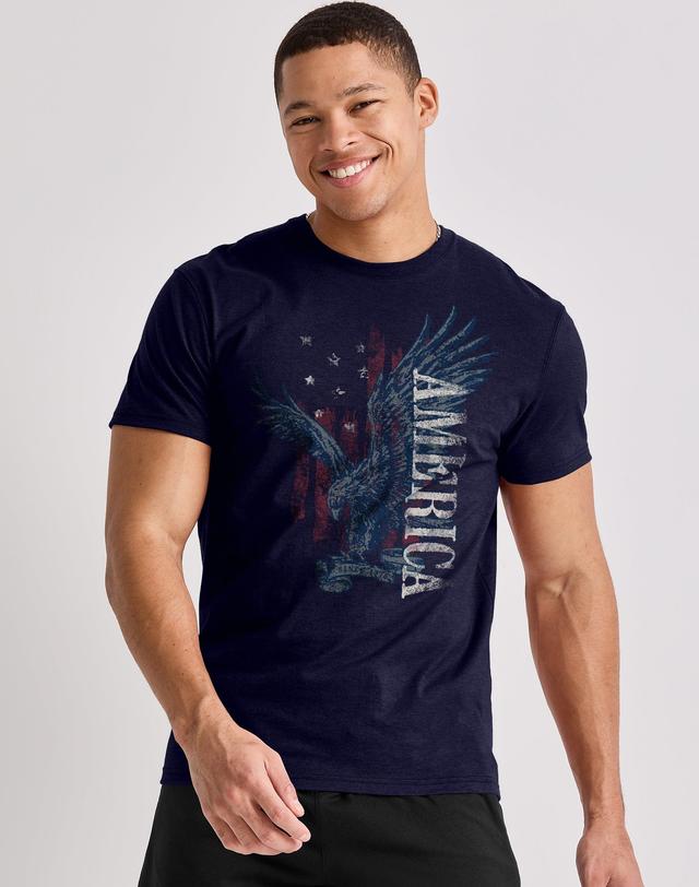 Hanes Mens Eagle America Graphic Tee L Product Image